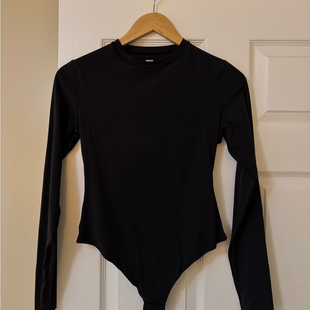Skims Fits Everybody Black Bodysuit